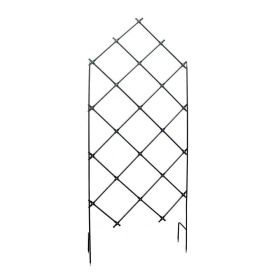 Outdoor 7-FT. Tall Wrought Iron Lattice Garden Trellis