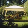 ga12Ft x 10Ft Folding Gazebo with Carry Bag in Camel
