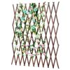 Outdoor 59-inch Tall Extendable Wood Lattice Garden Trellis